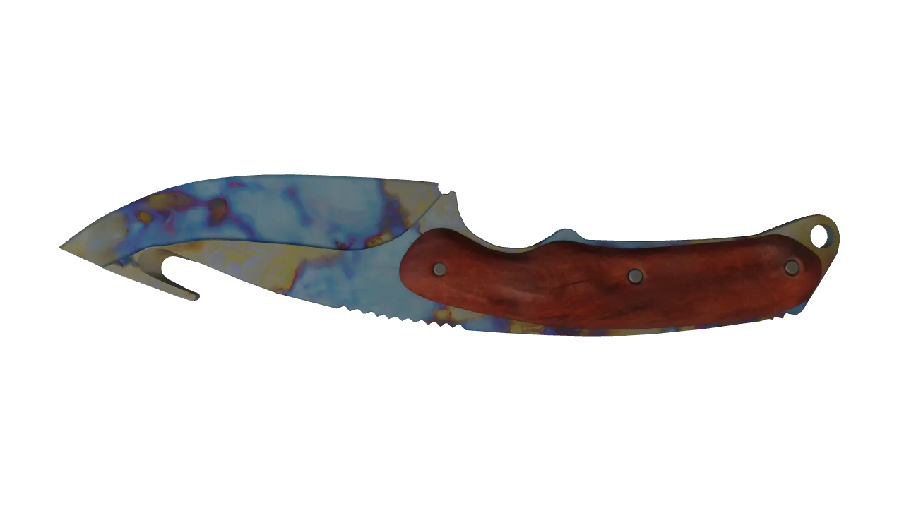 Gut Knife | Case Hardened seed #86, back