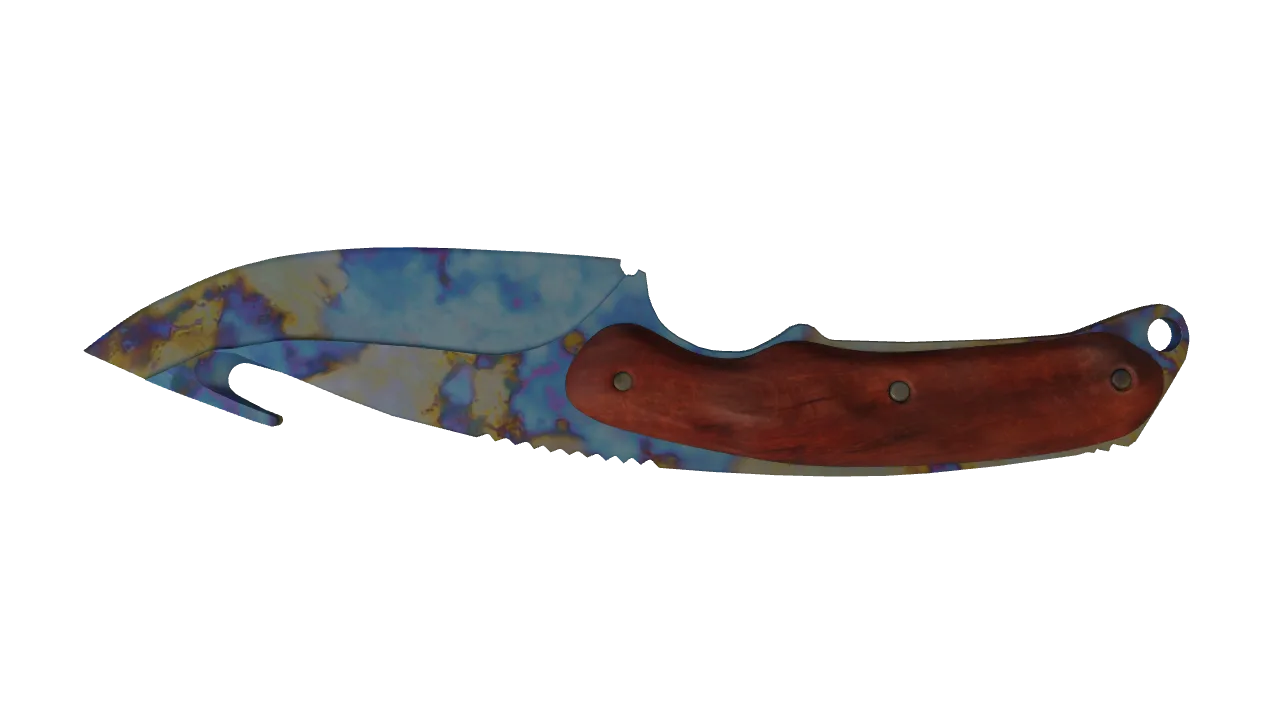 Gut Knife | Case Hardened seed #870, back
