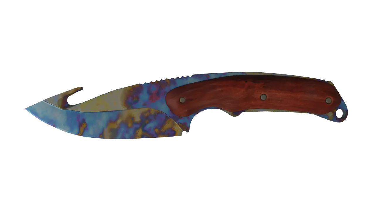 Gut Knife | Case Hardened seed #875, front