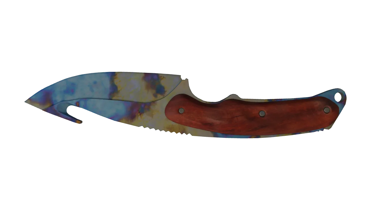 Gut Knife | Case Hardened seed #890, back