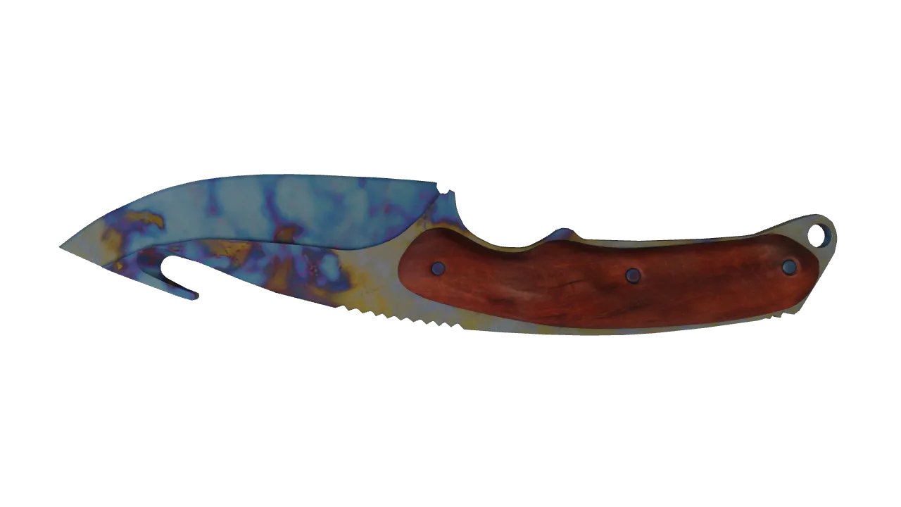 Gut Knife | Case Hardened seed #9, back