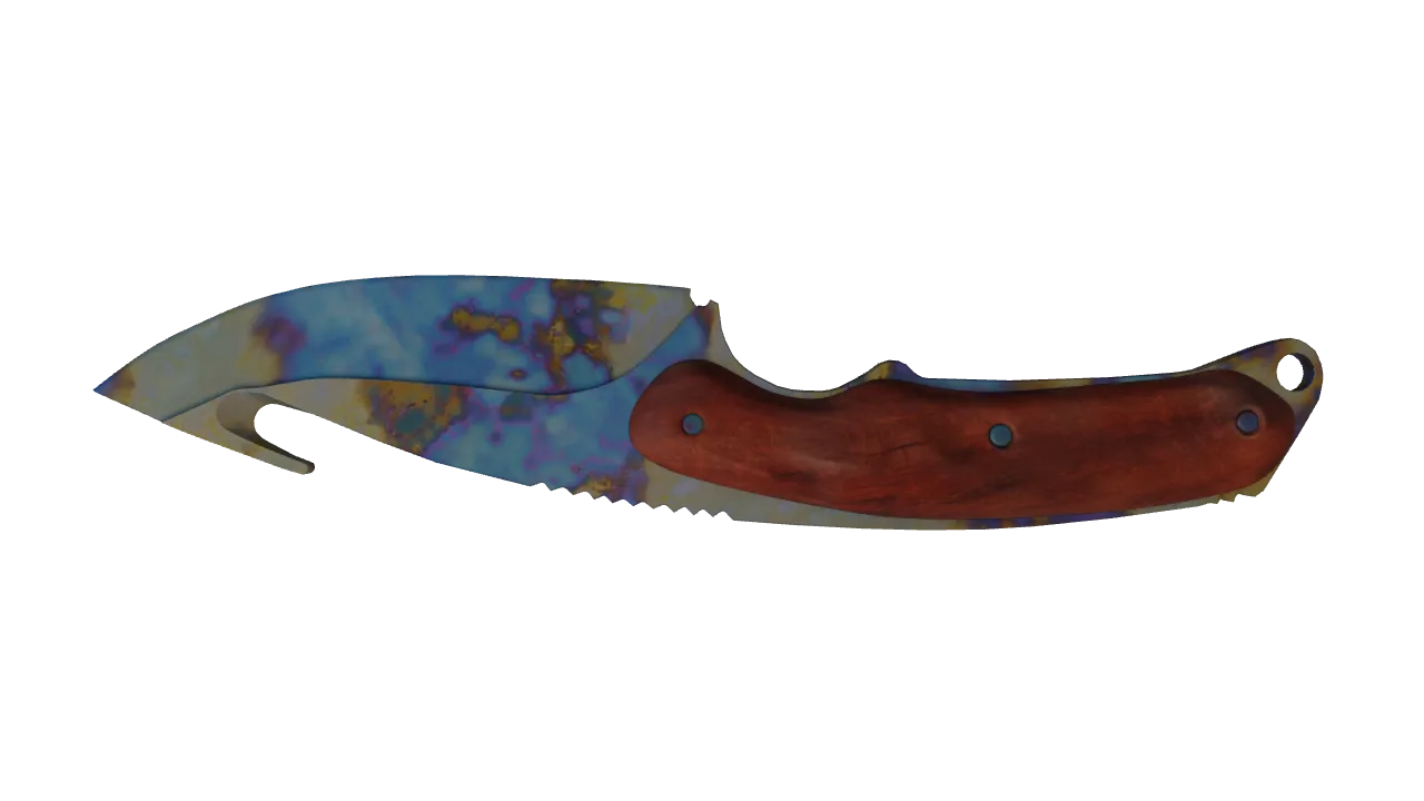 Gut Knife | Case Hardened seed #92, back