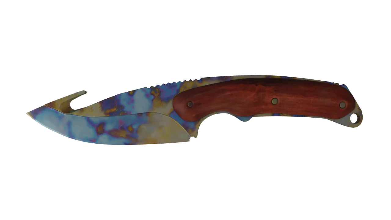 Gut Knife | Case Hardened seed #922, front