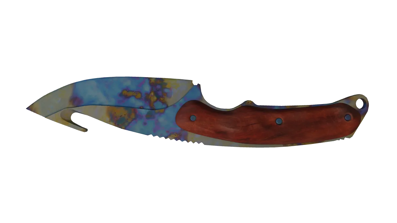 Gut Knife | Case Hardened seed #965, back