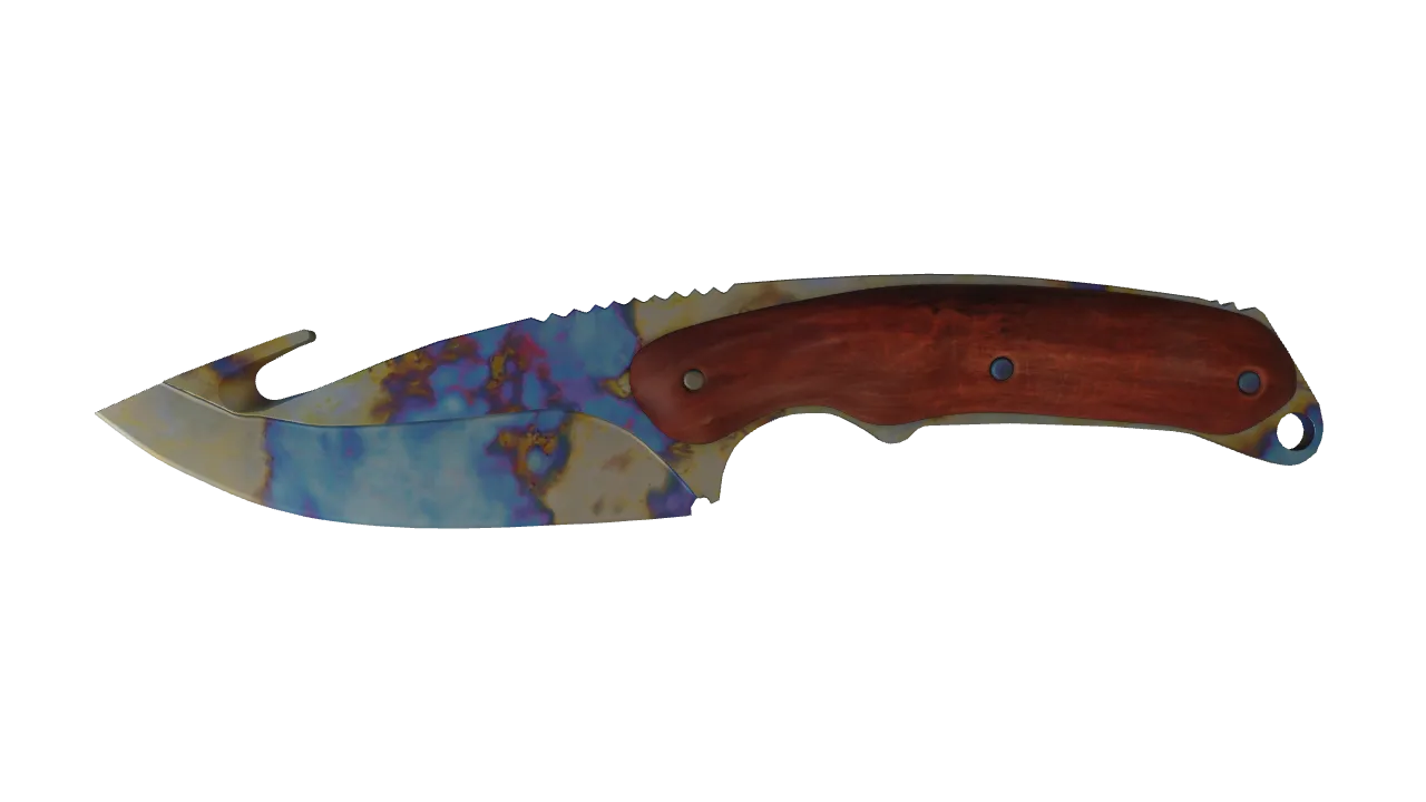 Gut Knife | Case Hardened seed #965, front