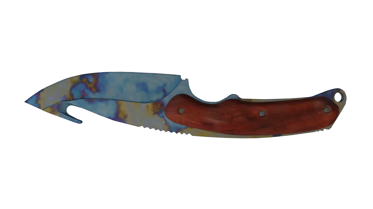 Gut Knife | Case Hardened seed #977, back