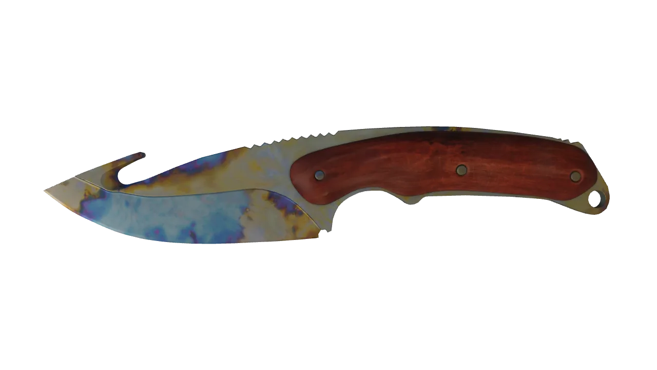 Gut Knife | Case Hardened seed #997, front