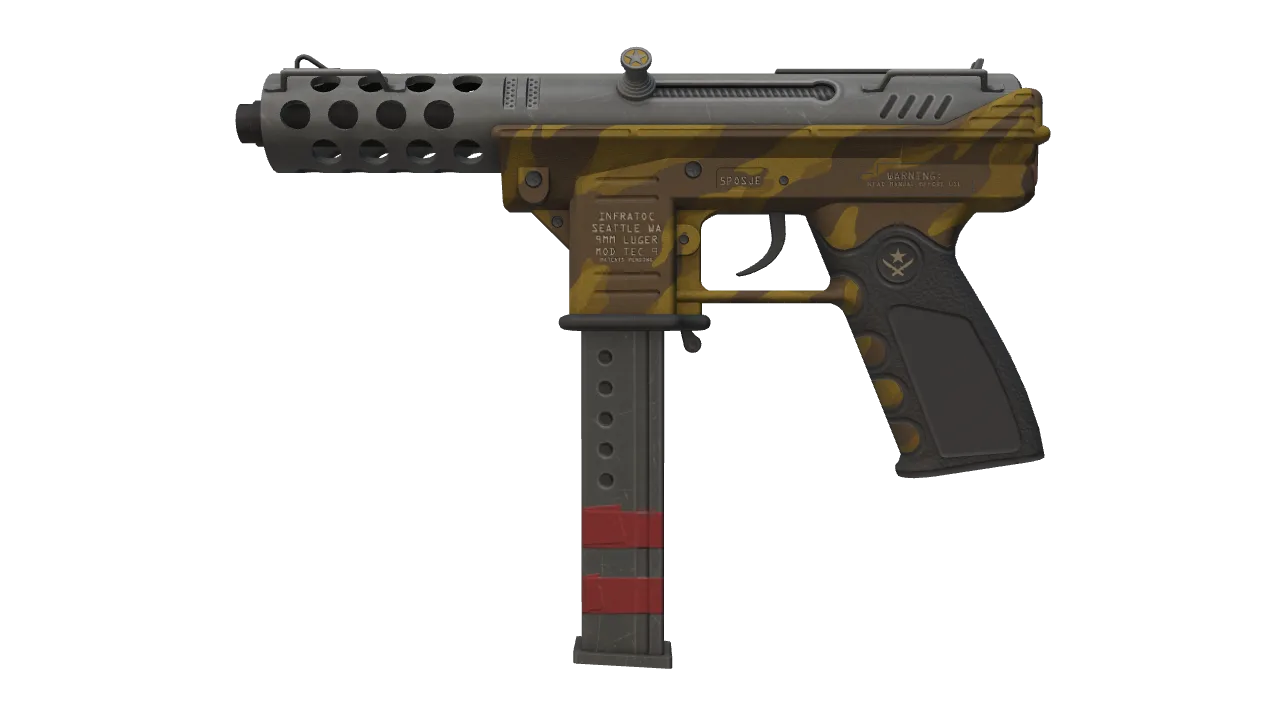 Tec-9 | Brother (Factory New) — Dust II light, front