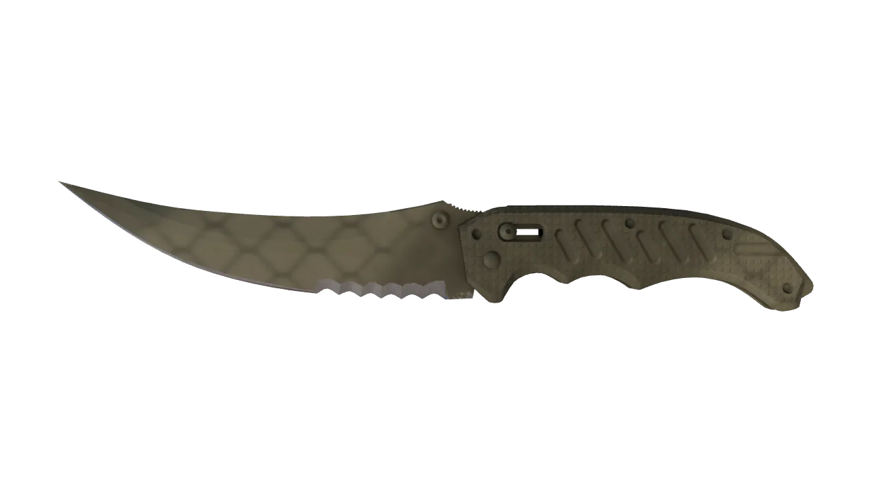 ★ Flip Knife | Safari Mesh (Factory New) — Dust II light, front
