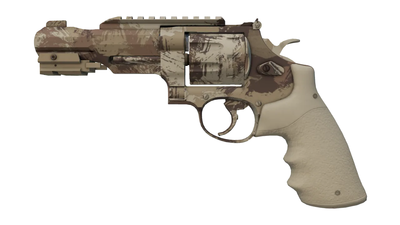 R8 Revolver | Desert Brush (Factory New) — Dust II light, front