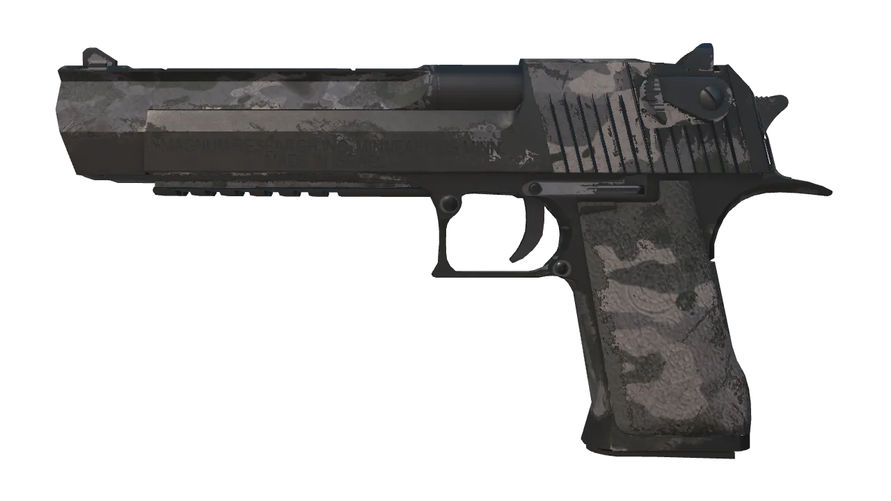 Desert Eagle | Urban Rubble (Battle-Scarred) — Dust II light, front