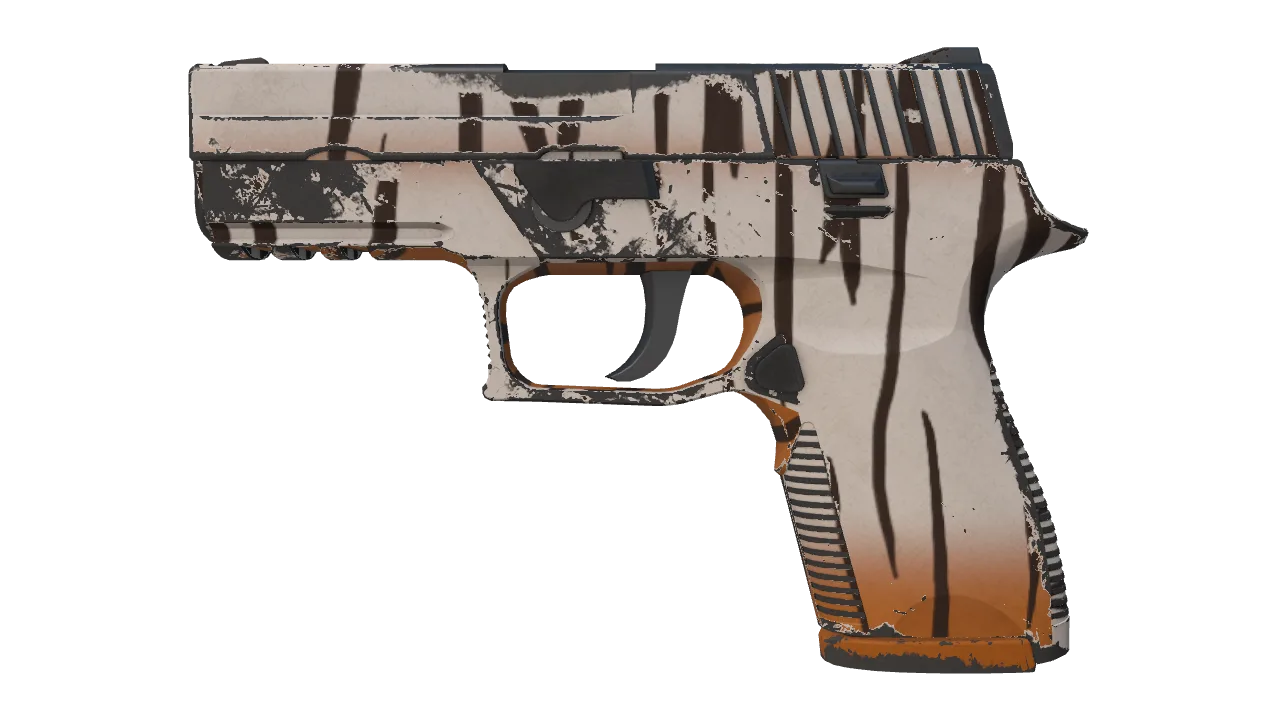 P250 | Bengal Tiger (Field-Tested) — Dust II light, front