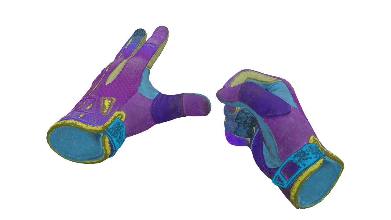 ★ Sport Gloves | Ultra Violent (Battle-Scarred) — Dust II light, front