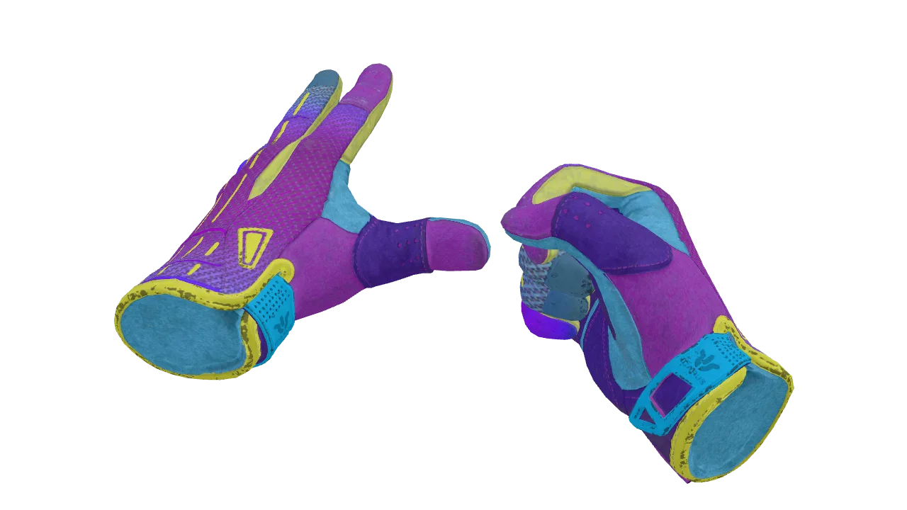 ★ Sport Gloves | Ultra Violent (Field-Tested) — Dust II light, front