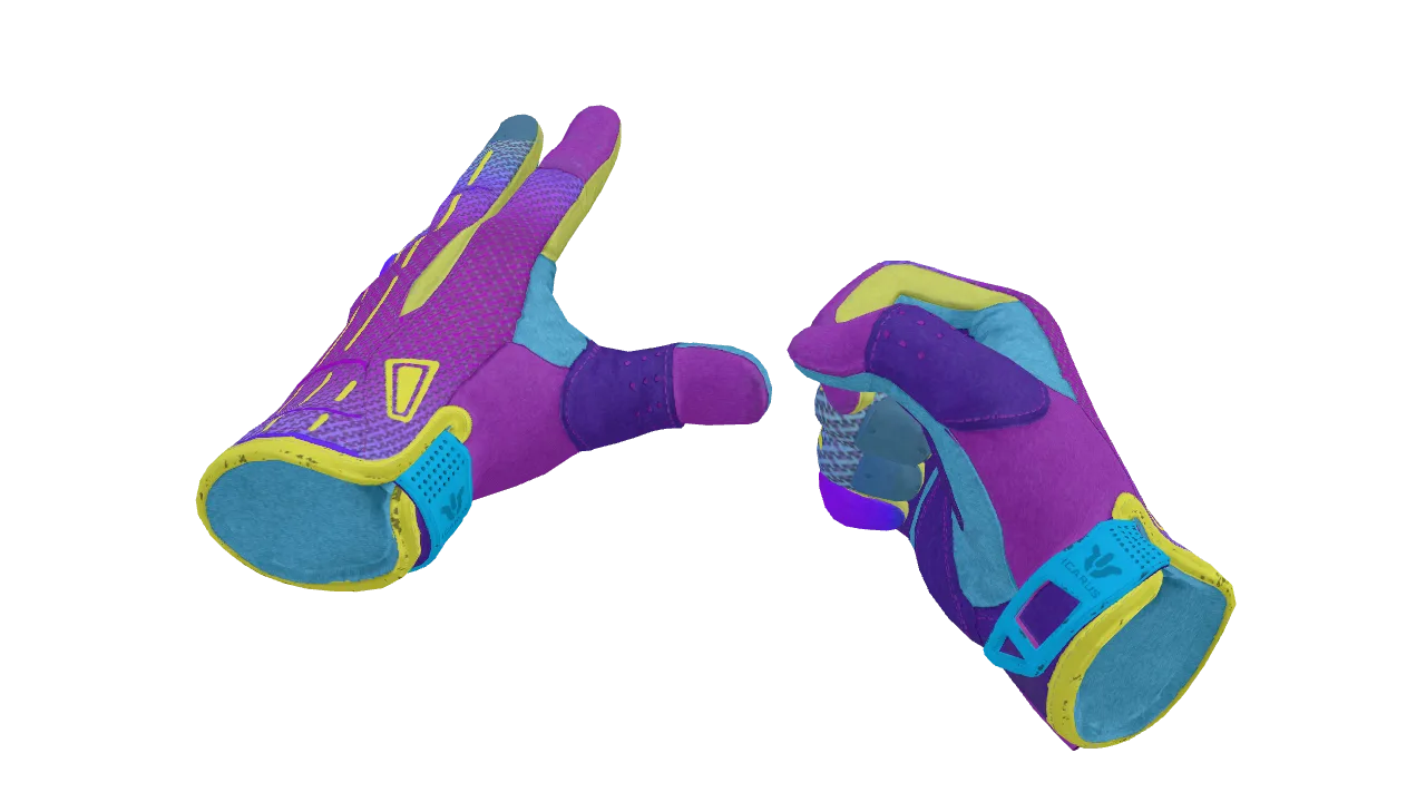 ★ Sport Gloves | Ultra Violent (Minimal Wear) — Dust II light, front