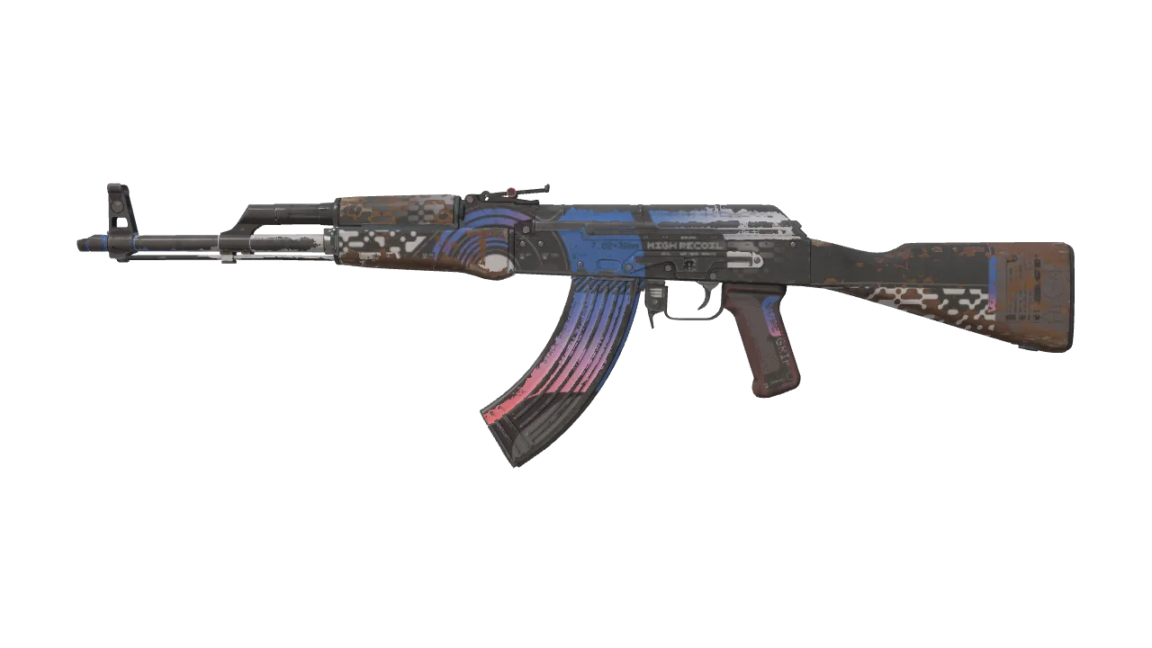 Souvenir AK-47 | AUTOEXEC (Battle-Scarred) — Dust II light, front