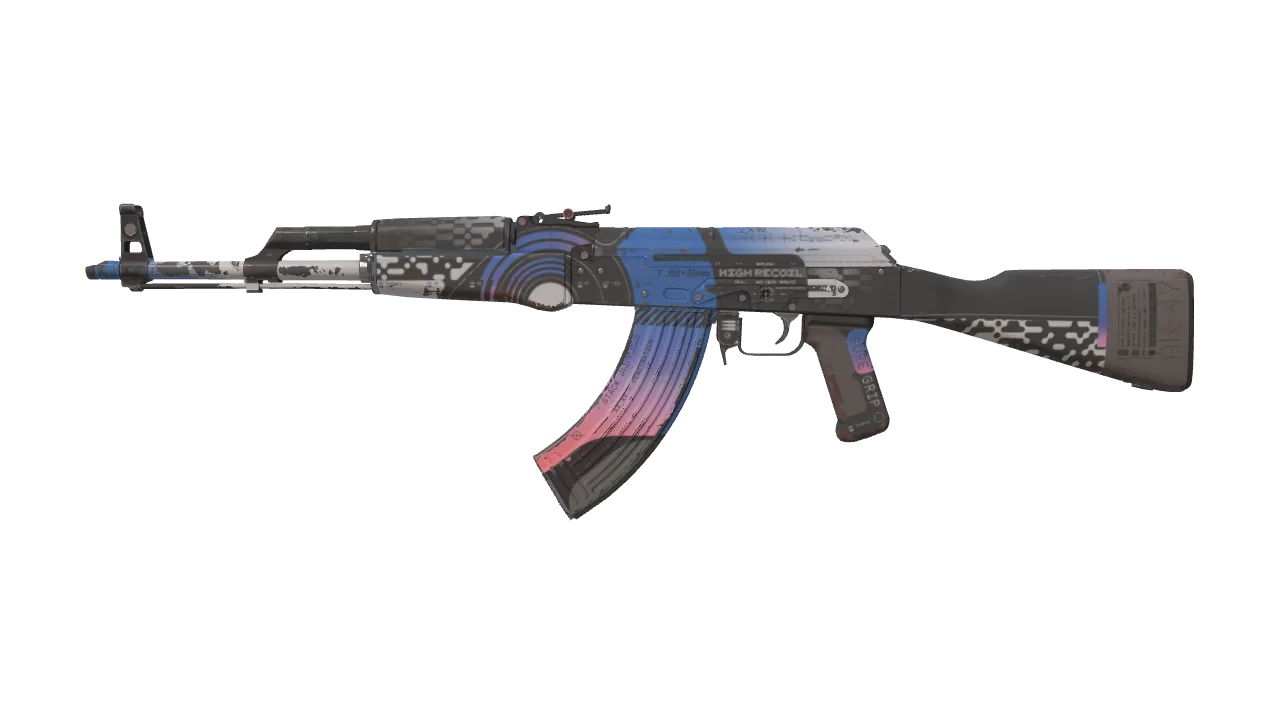 AK-47 | AUTOEXEC (Well-Worn) — Dust II light, front