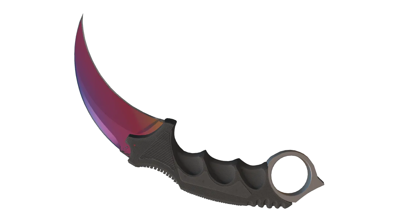 Karambit | Fade seed #728, back