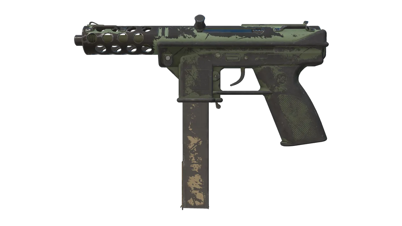 Tec-9 | Groundwater (Battle-Scarred) — Dust II light, front
