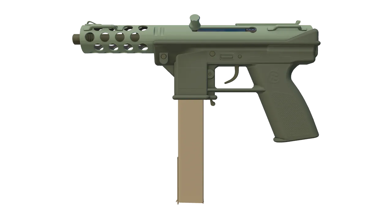 Tec-9 | Groundwater (Factory New) — Dust II light, front