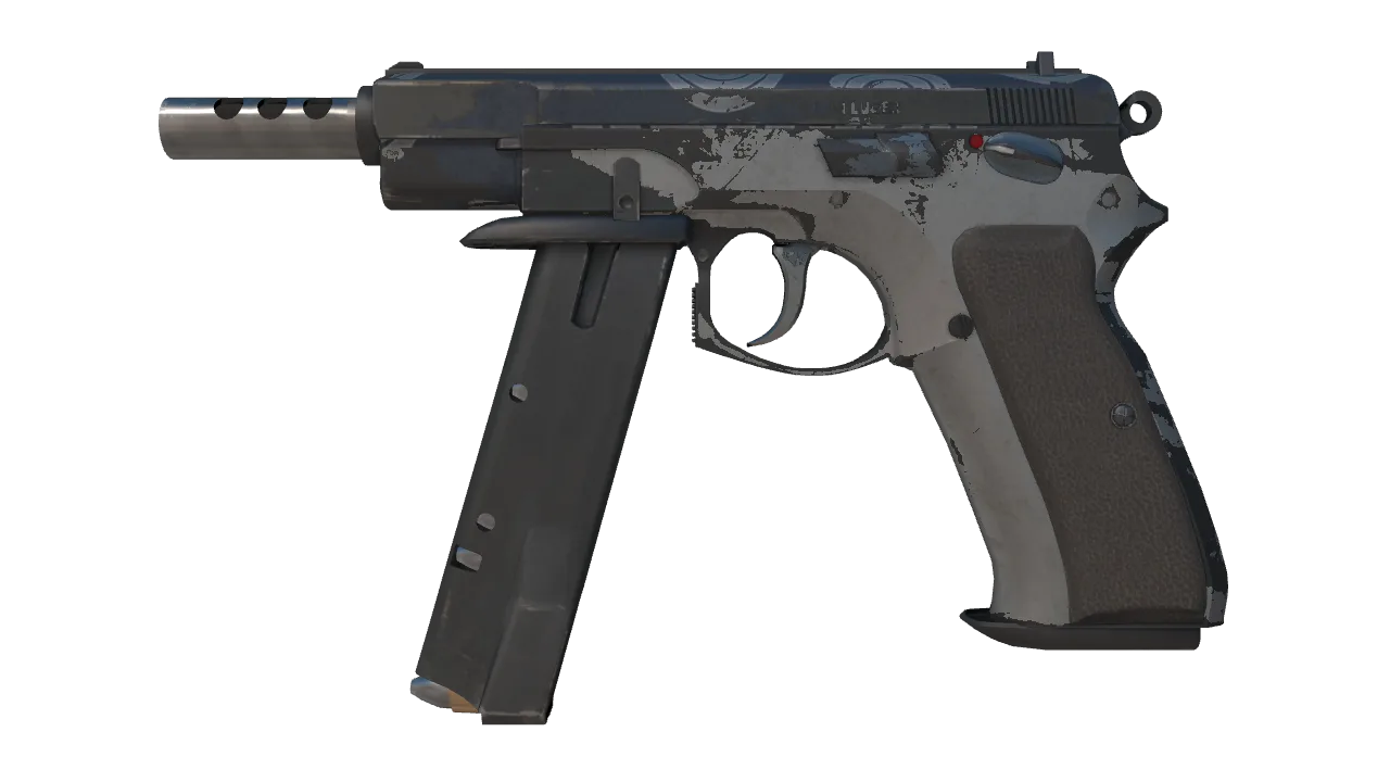 CZ75-Auto | Twist (Battle-Scarred) — Dust II light, front