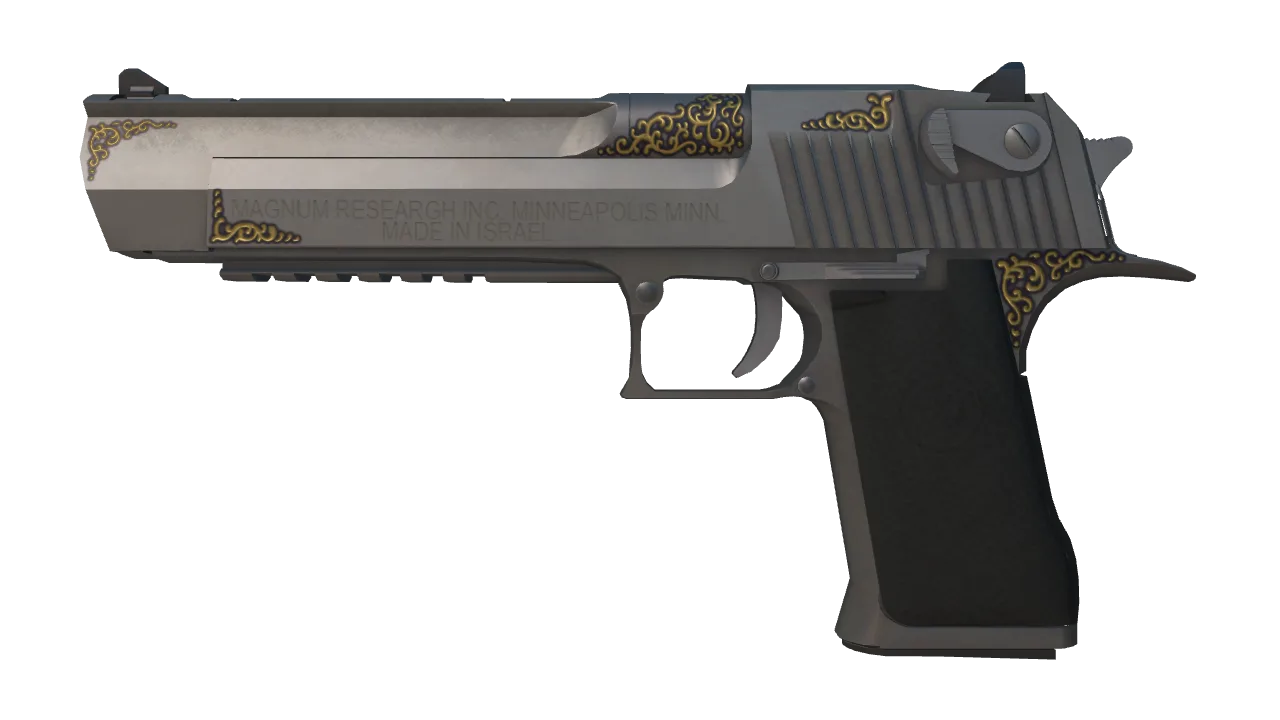 Souvenir Desert Eagle | Heirloom (Minimal Wear) — Dust II light, front