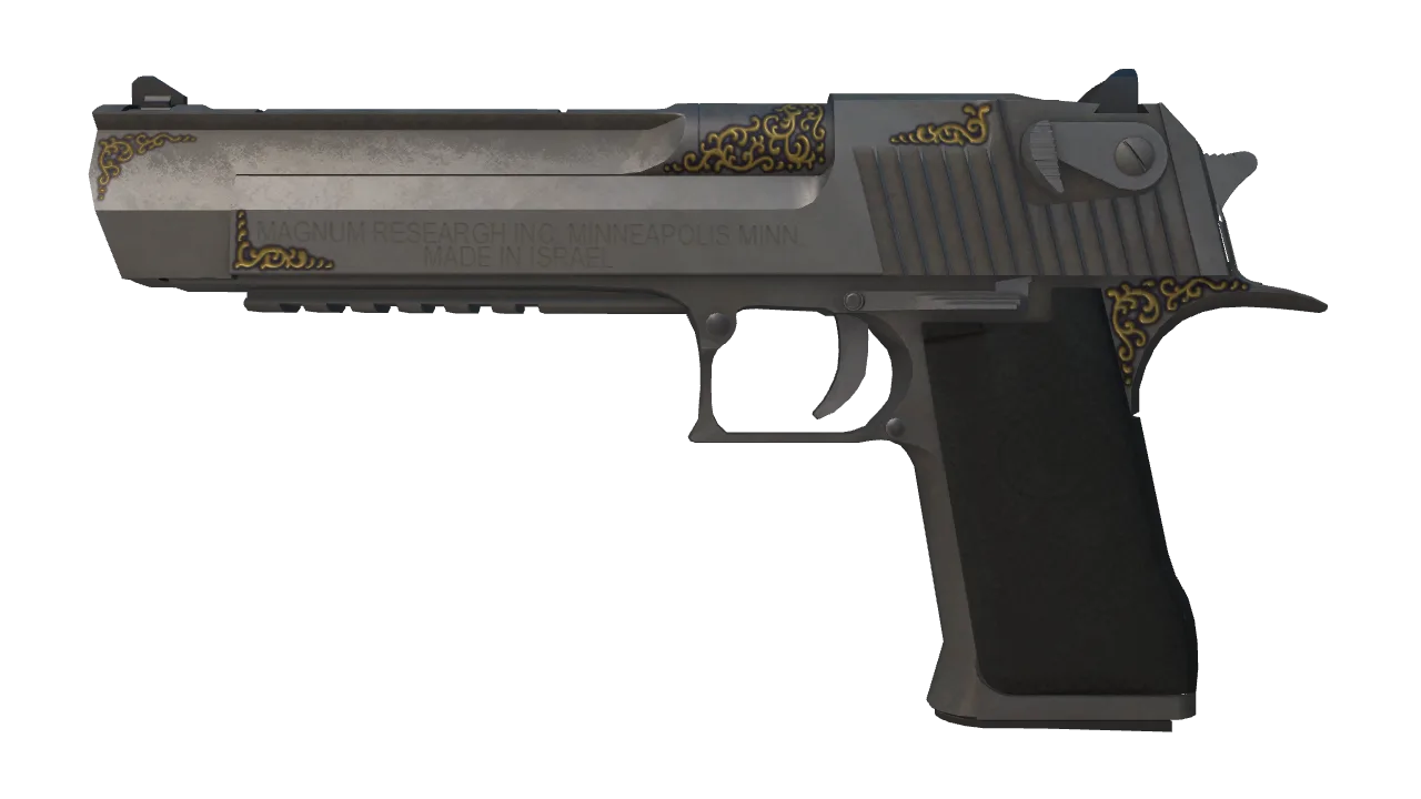 Desert Eagle | Heirloom (Well-Worn) — Dust II light, front