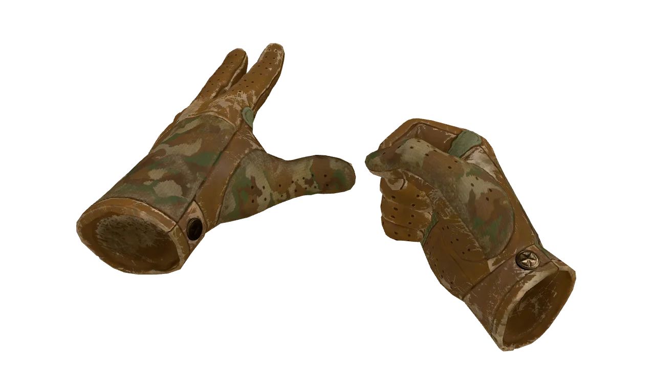 ★ Driver Gloves | Convoy (Battle-Scarred) — Dust II light, front