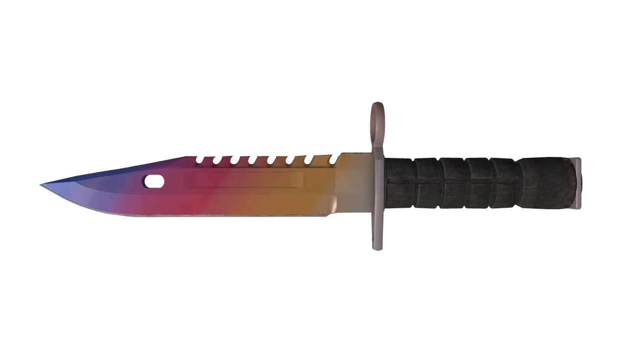 M9 Bayonet | Fade seed #754, front