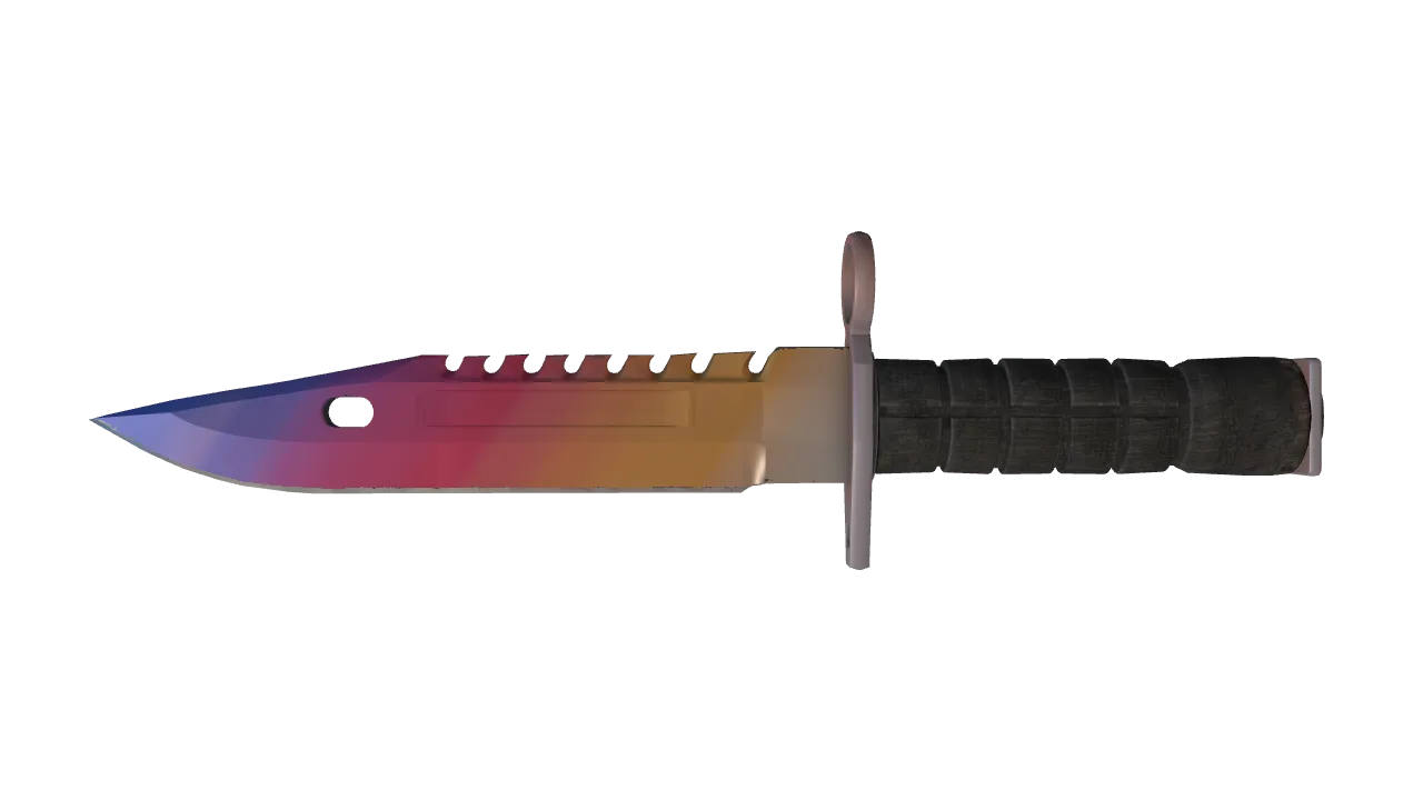 M9 Bayonet | Fade seed #848, front