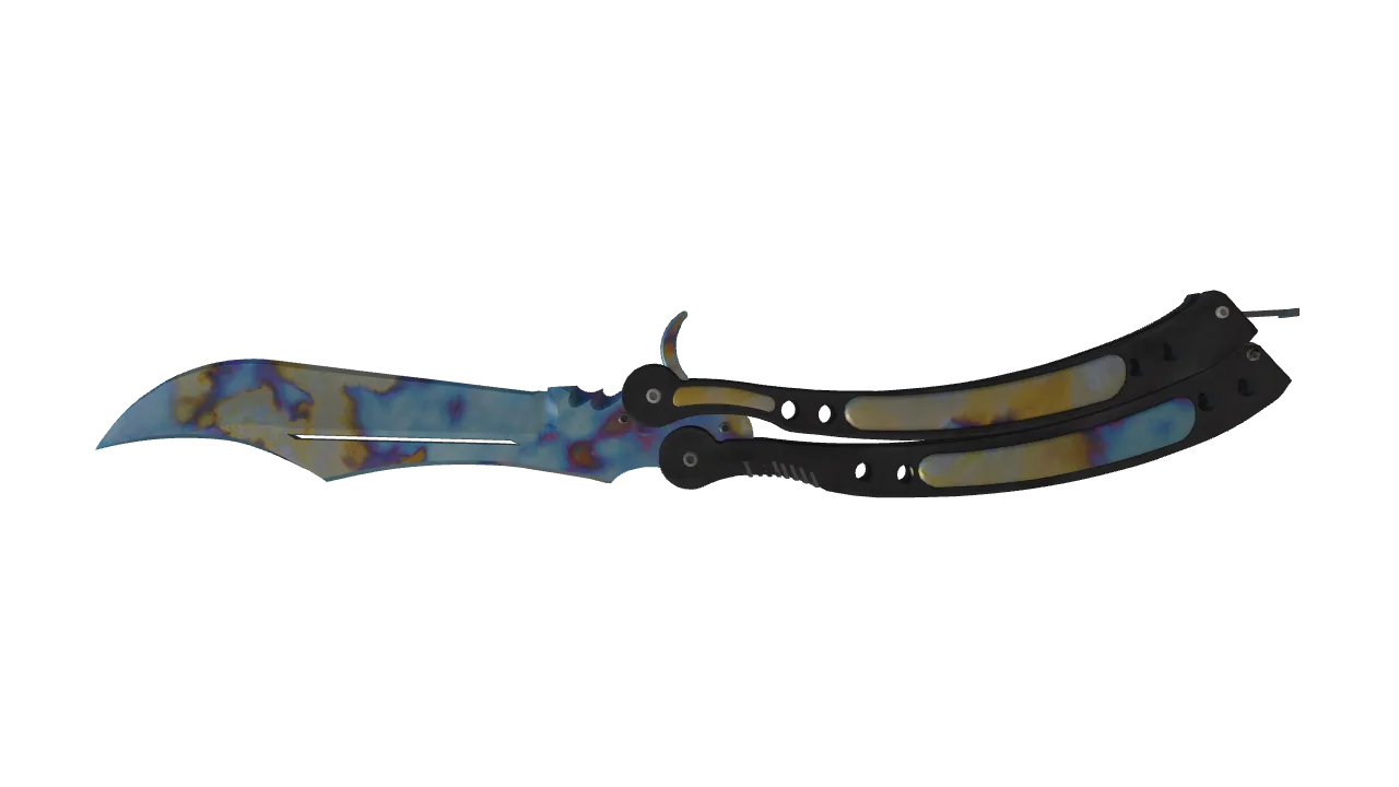 Butterfly Knife | Case Hardened seed #248, back