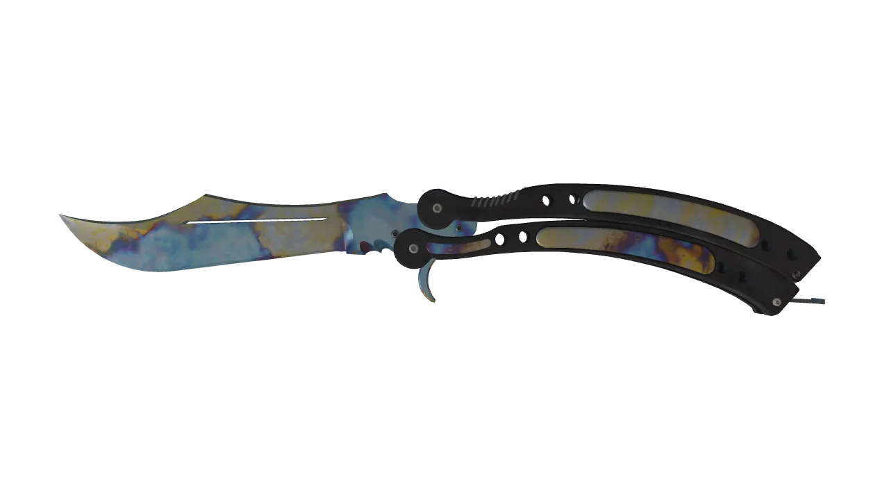 Butterfly Knife | Case Hardened seed #720, front