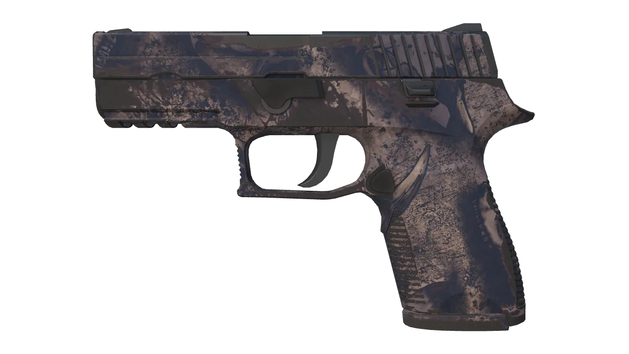 P250 | Drought (Field-Tested) — Dust II light, front