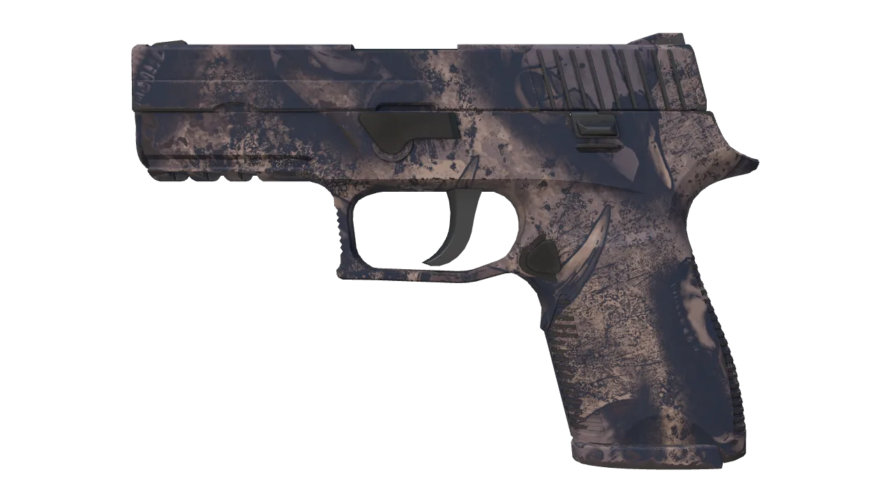 P250 | Drought (Minimal Wear) — Dust II light, front