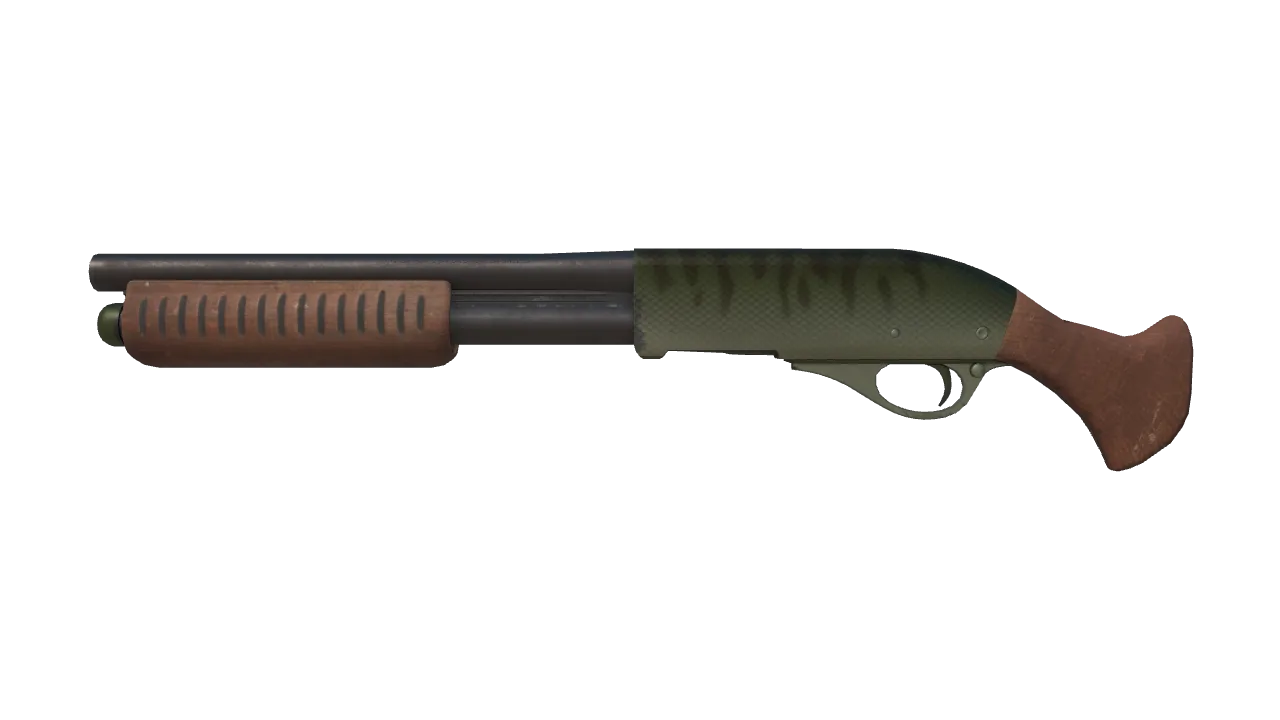 StatTrak™ Sawed-Off | Zander (Well-Worn) — Dust II light, front