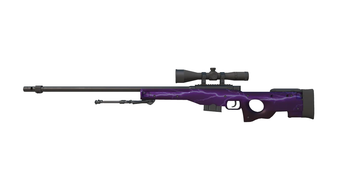 AWP | Lightning Strike (Factory New) — Dust II light, front