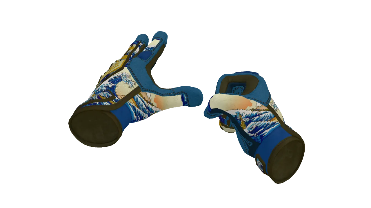 ★ Specialist Gloves | Big Swell (Factory New) — Dust II light, front