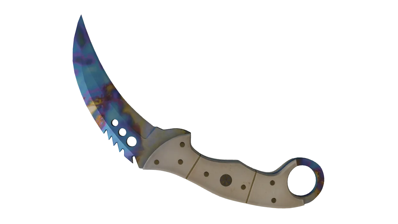Talon Knife | Case Hardened seed #170, back