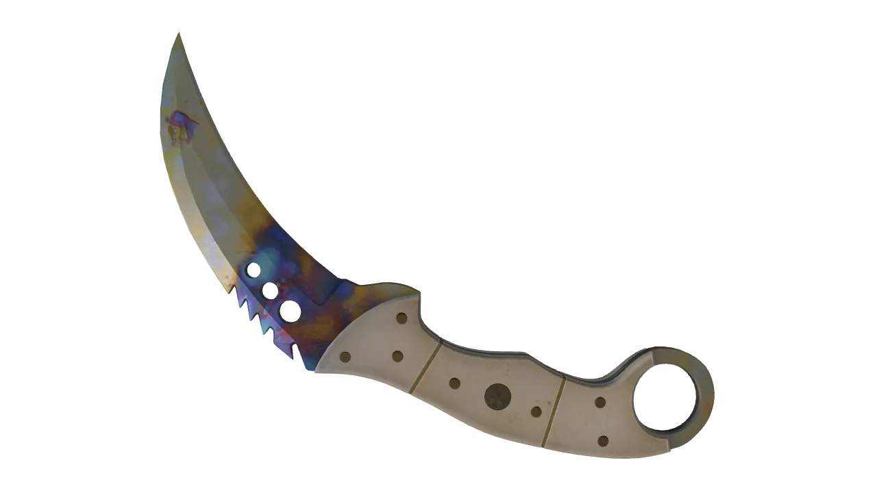 Talon Knife | Case Hardened seed #199, back