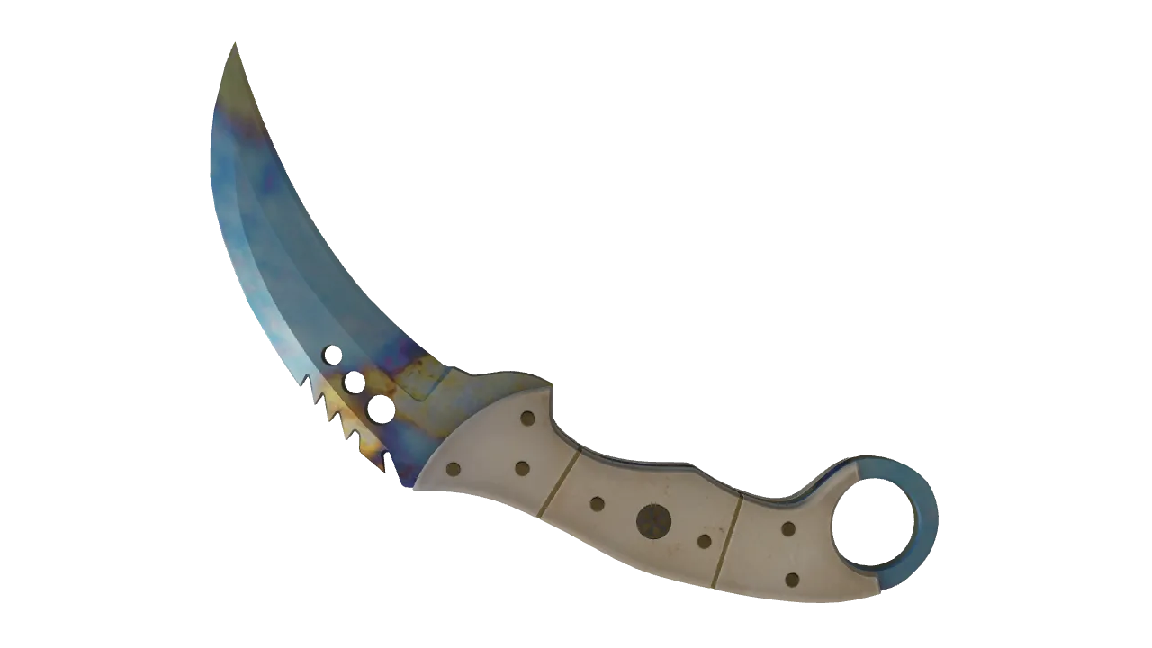 Talon Knife | Case Hardened seed #248, back