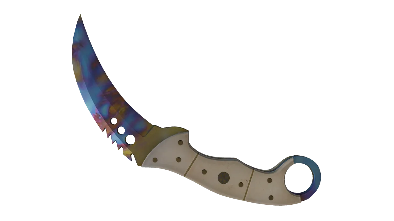 Talon Knife | Case Hardened seed #365, back