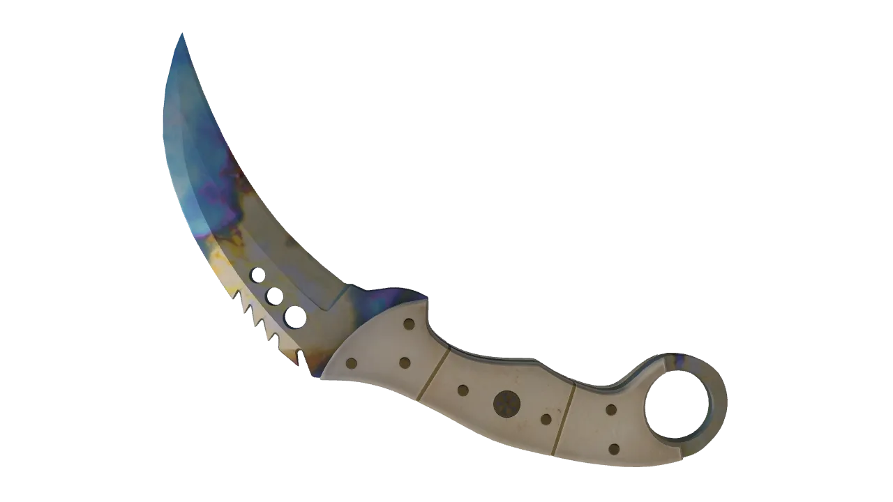 Talon Knife | Case Hardened seed #481, back