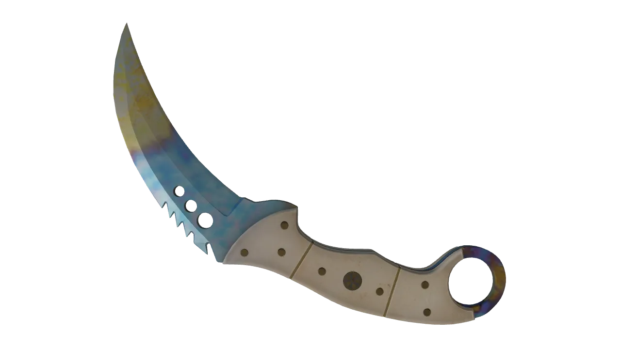 Talon Knife | Case Hardened seed #507, back