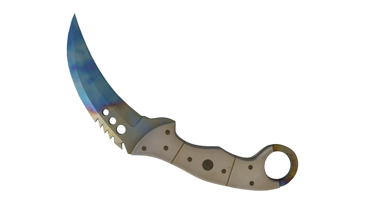 Talon Knife | Case Hardened seed #557, back