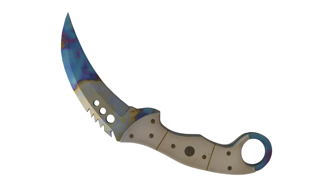 Talon Knife | Case Hardened seed #72, back