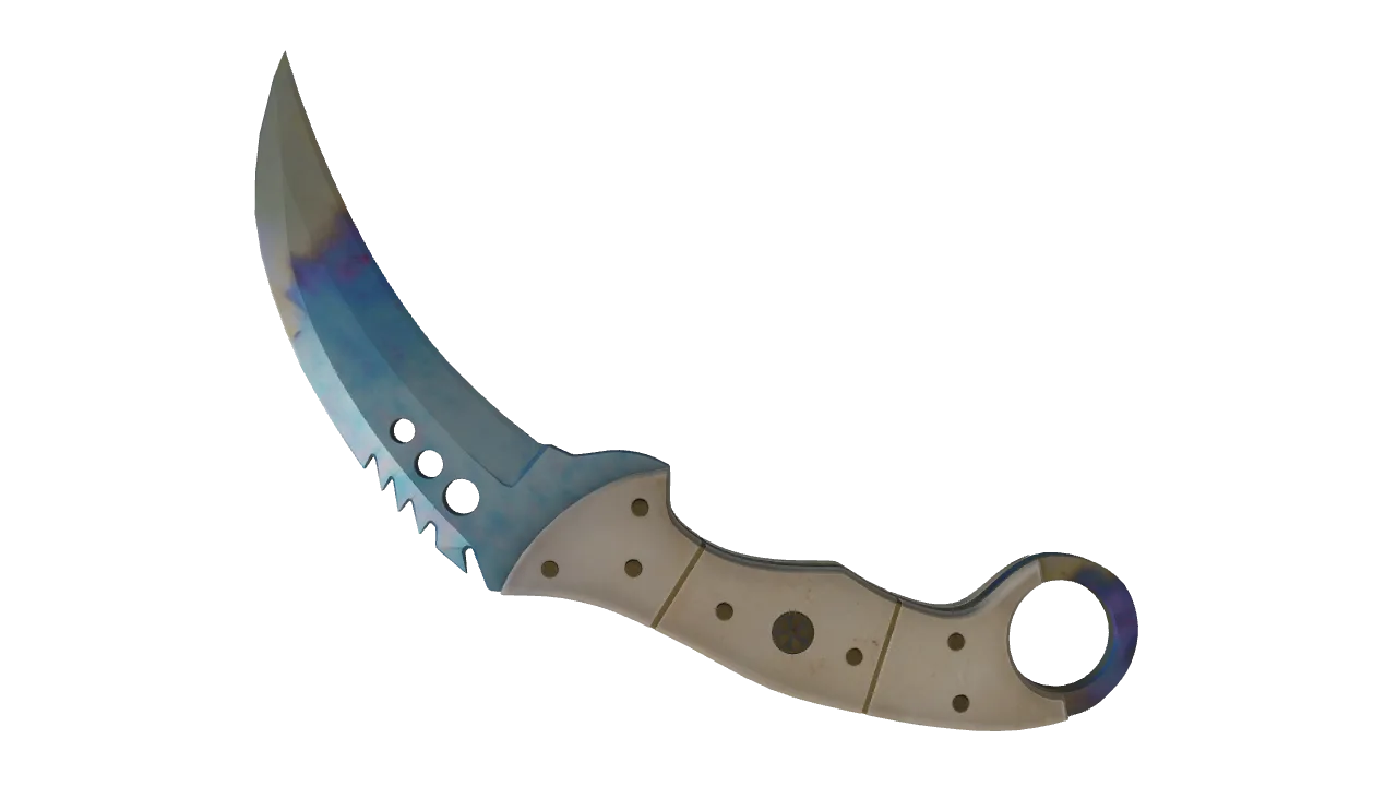 Talon Knife | Case Hardened seed #798, back