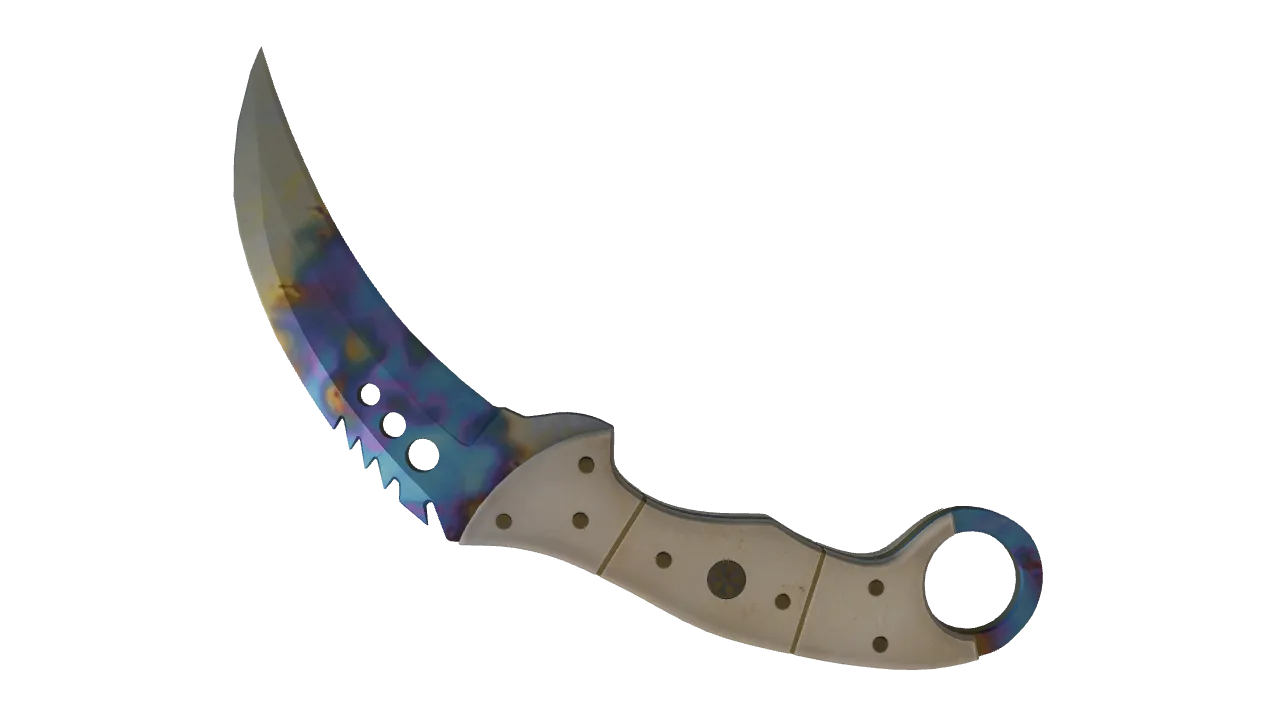 Talon Knife | Case Hardened seed #899, back