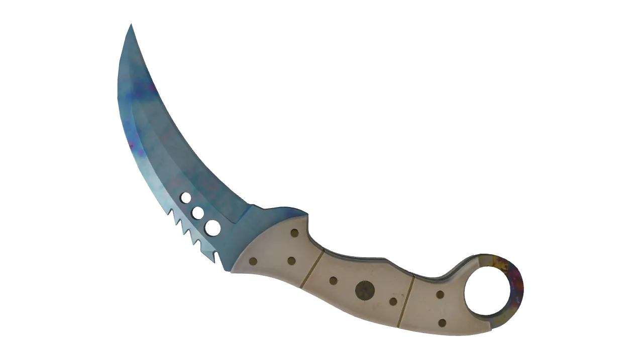Talon Knife | Case Hardened seed #905, back