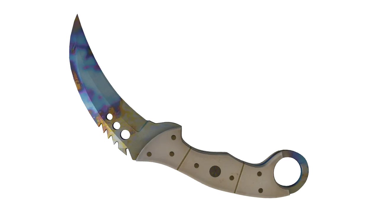 Talon Knife | Case Hardened seed #95, back