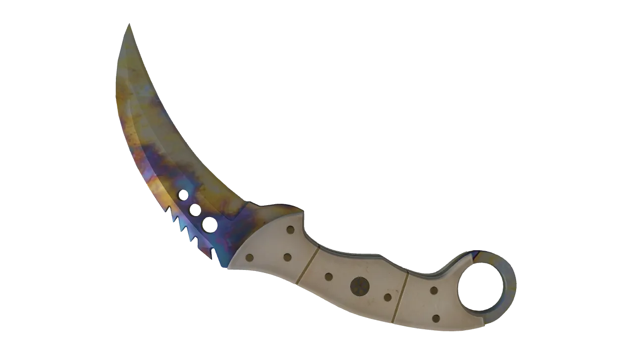 Talon Knife | Case Hardened seed #960, back